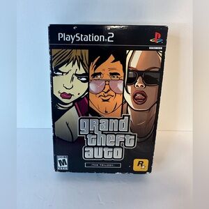 Sony PlayStation 2 Grand Theft Auto The Trilogy – Black & Gold Artwork